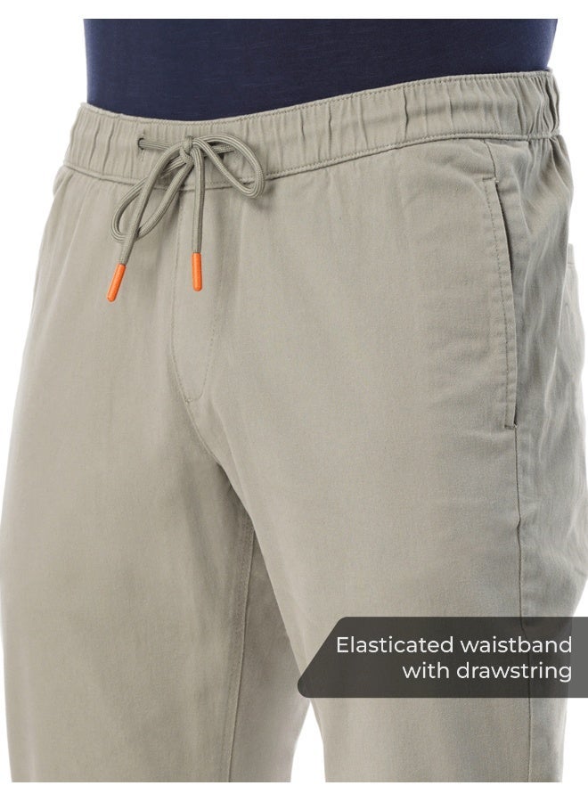 fyltr Men's Regular Khakis (Dried Sage_32) - Image 4